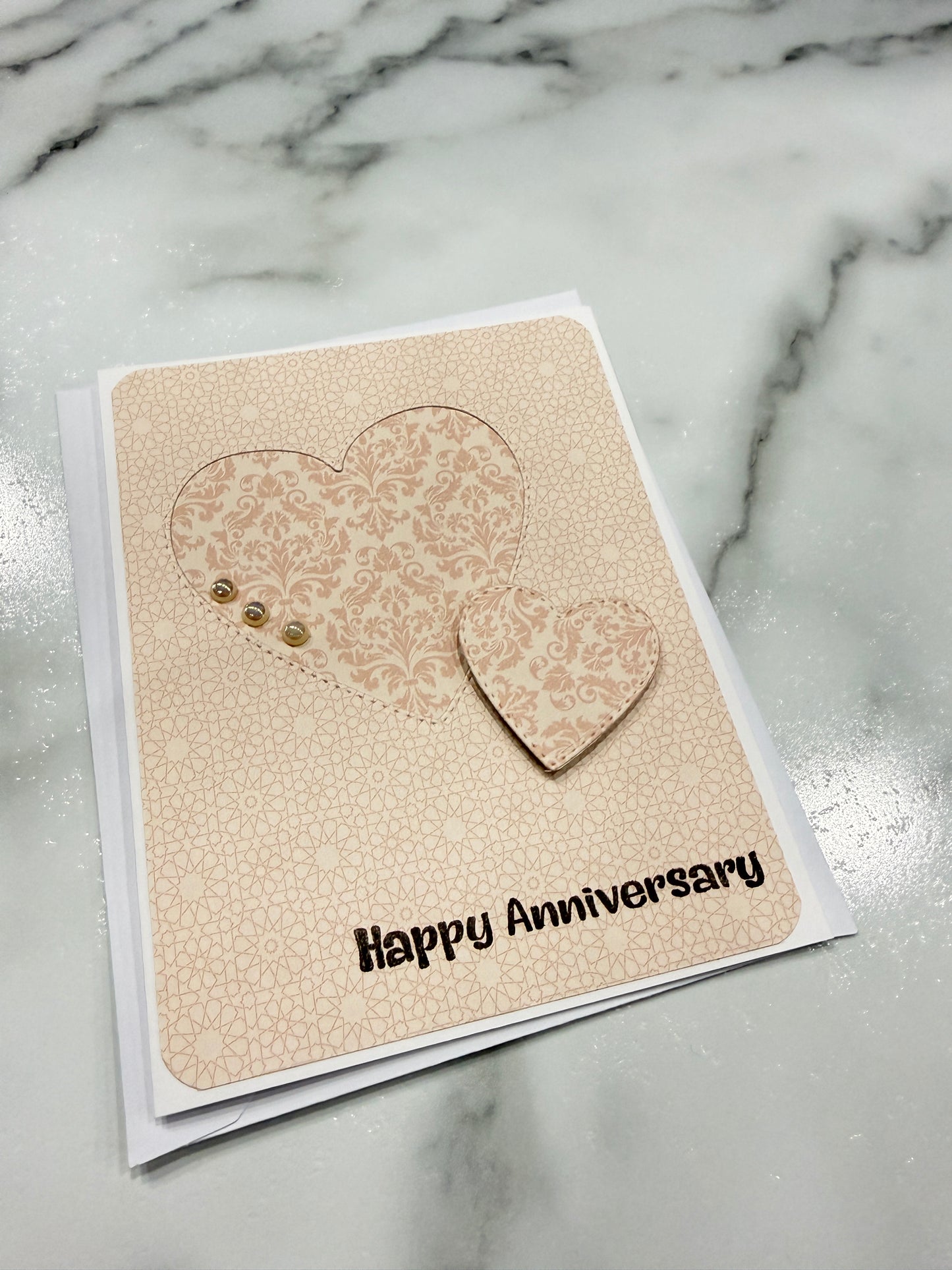Handmade Anniversary Greeting Card