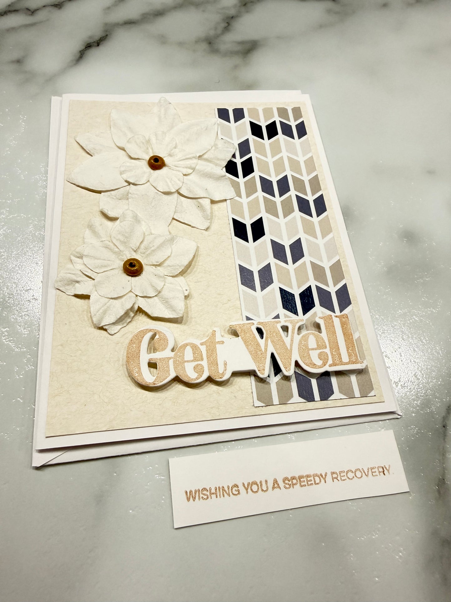 Handmade Get Well Greeting Card