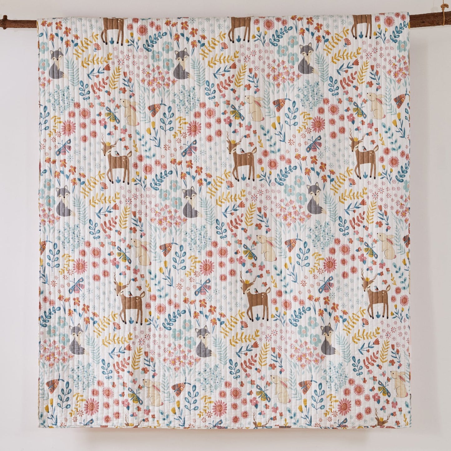 Fancy Forest Reversible Kids Quilt Set