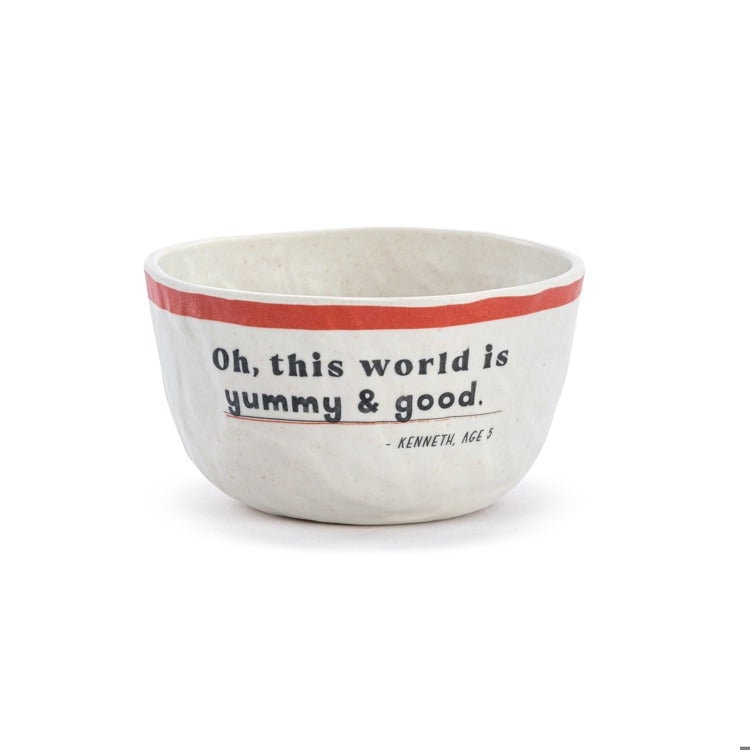 Yummy & Good Melamine Snack Bowl