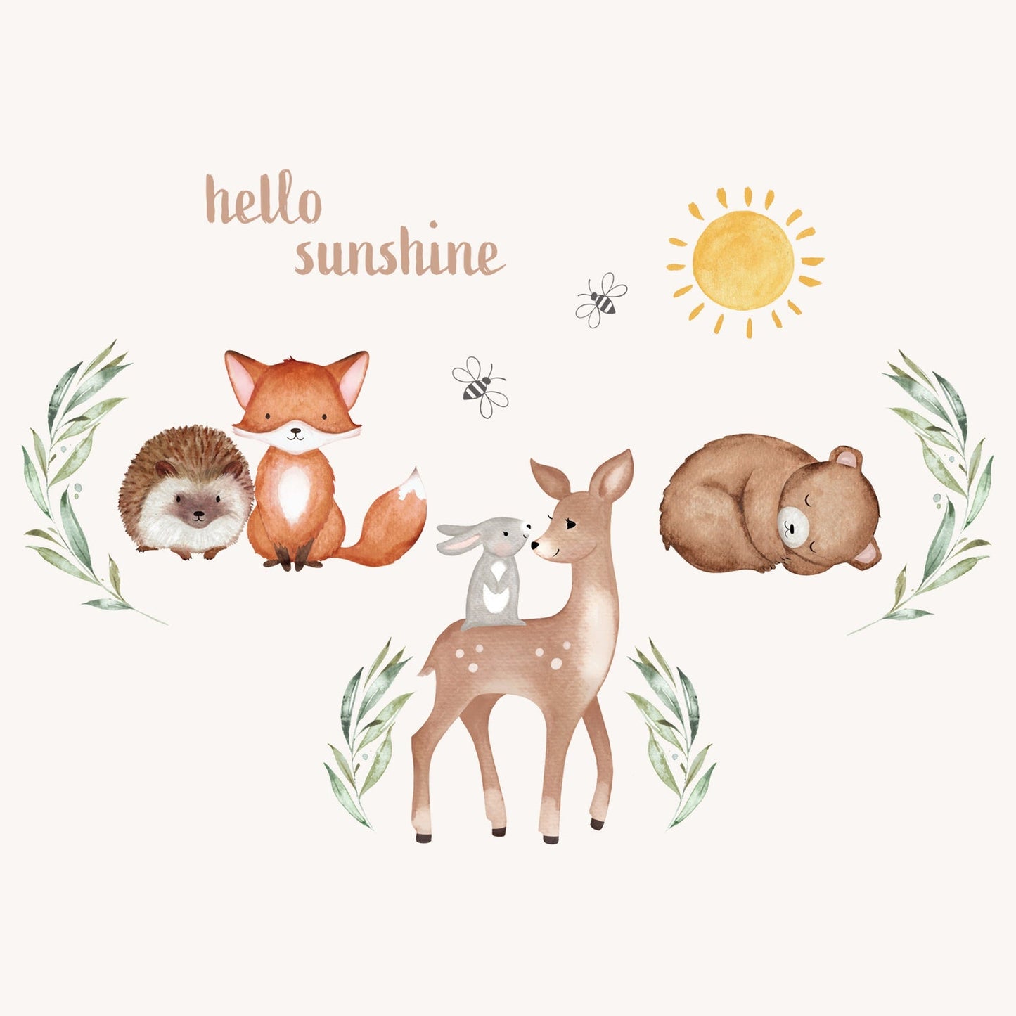 Woodland Pals nursery set