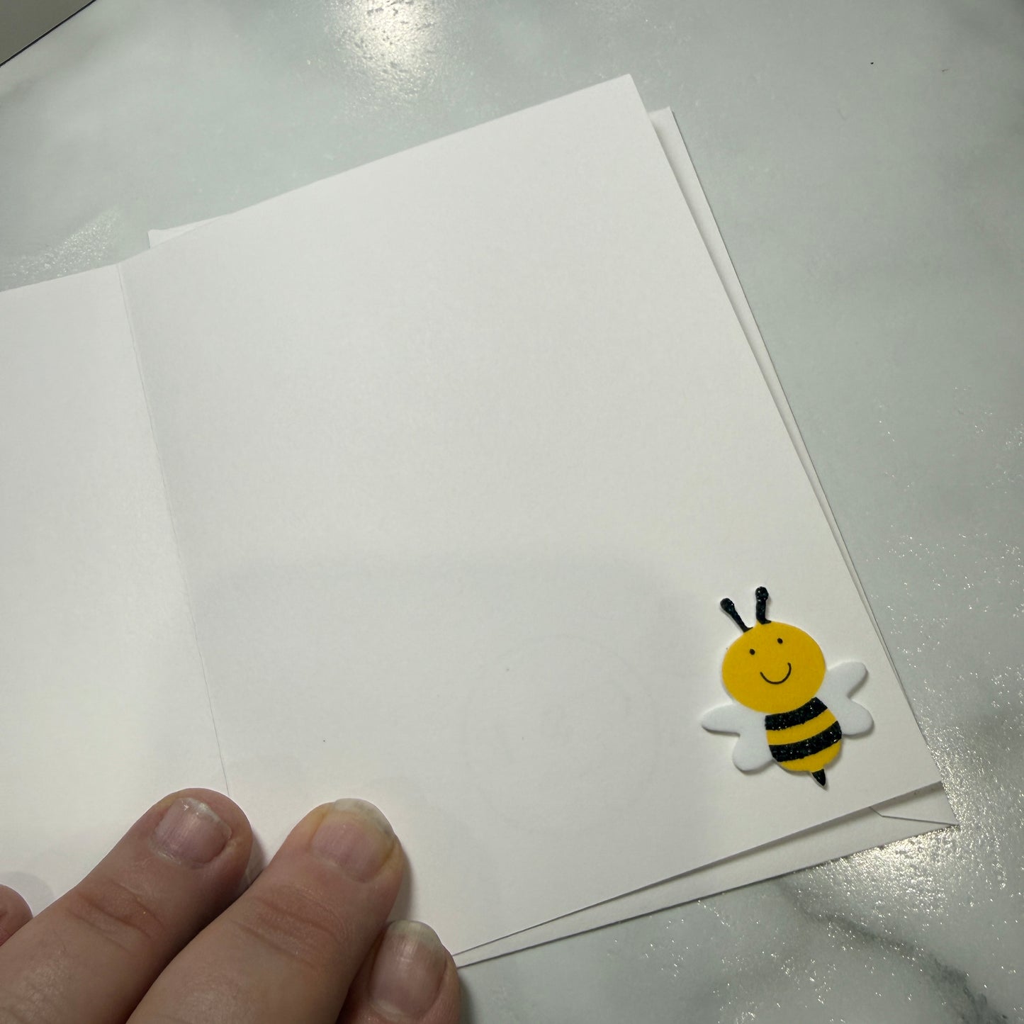 Cute Bee Just Because Card