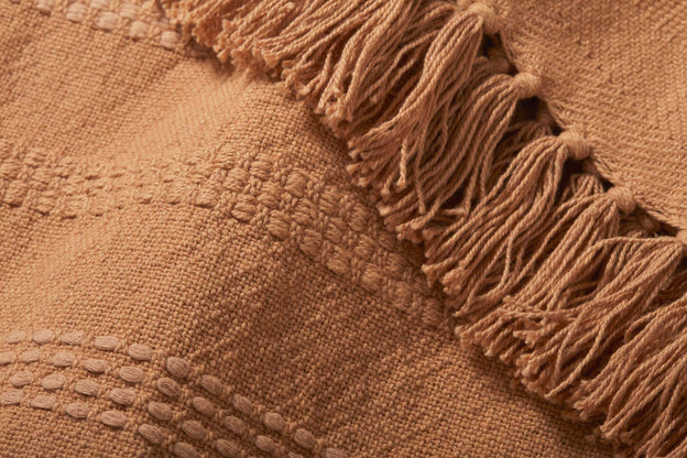 Magnolia Home Hugh Woven Cotton Throw – Spice