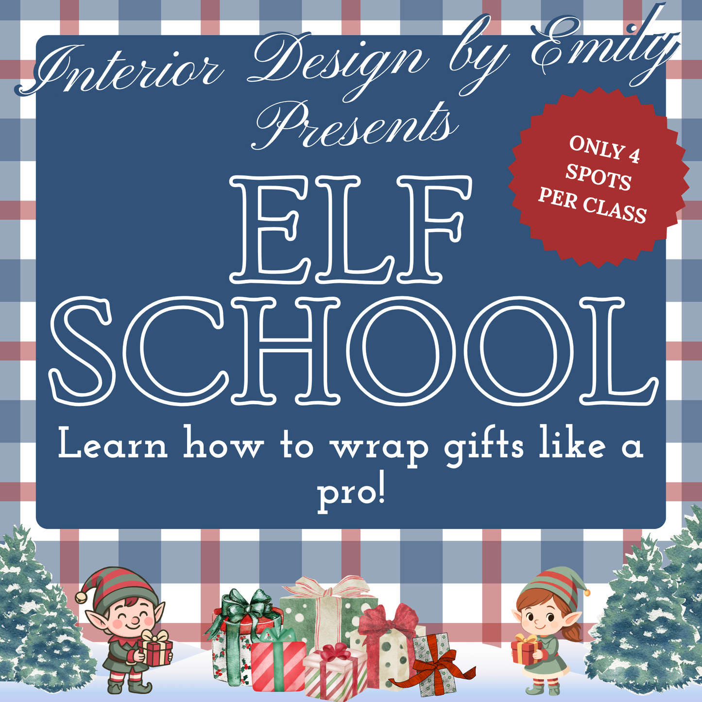 Elf School | Holiday Gift Wrapping Workshop