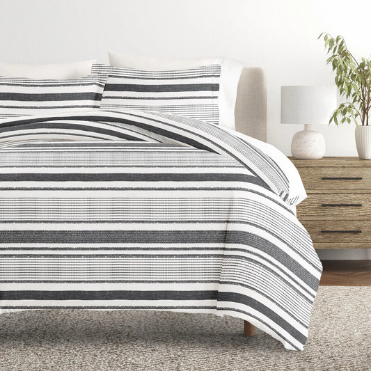 Vintage Stripes Patterned Duvet Cover Set