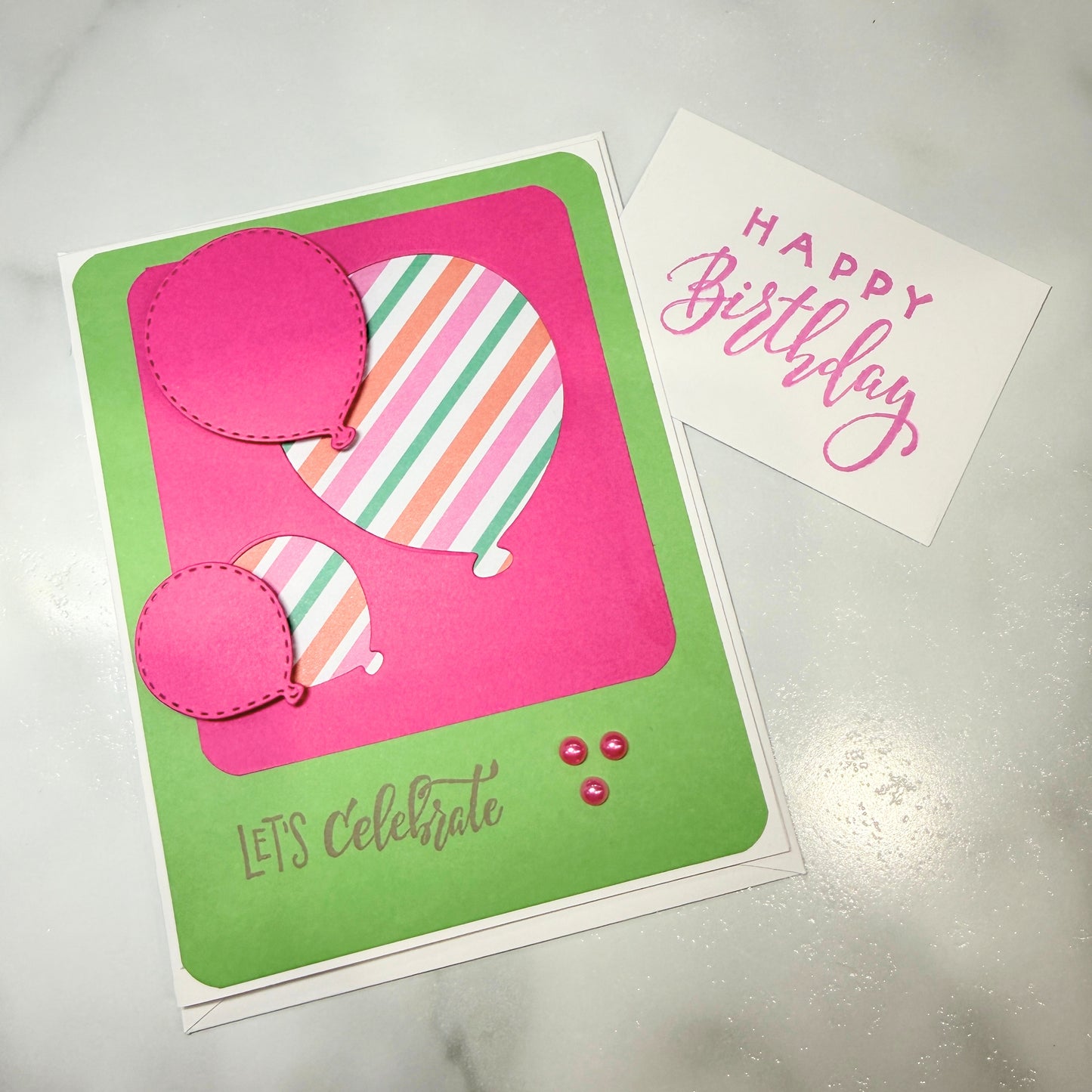Let’s Celebrate Balloon Birthday Card