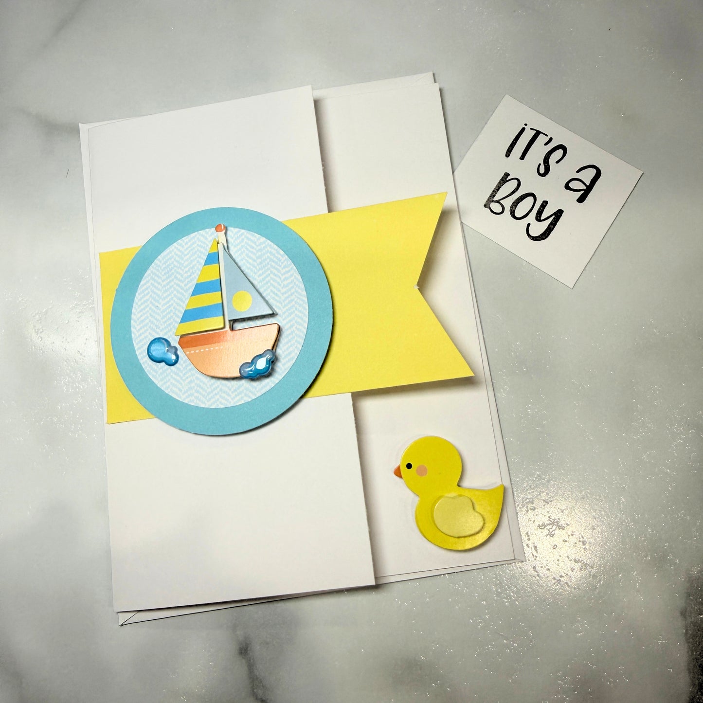 It’s a Boy Sailboat Card