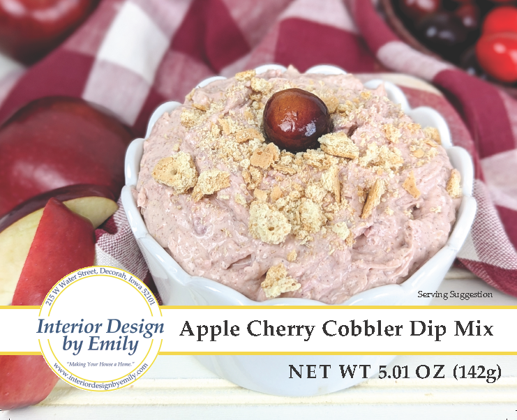 Apple Cherry Cobbler Dip Mix