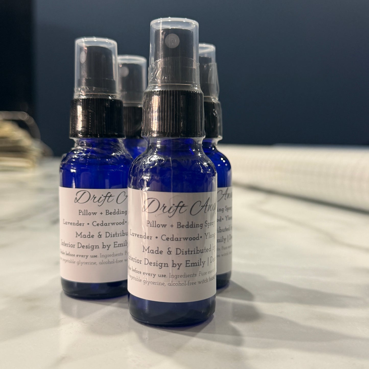 Drift Away Pillow + Bedding Spray