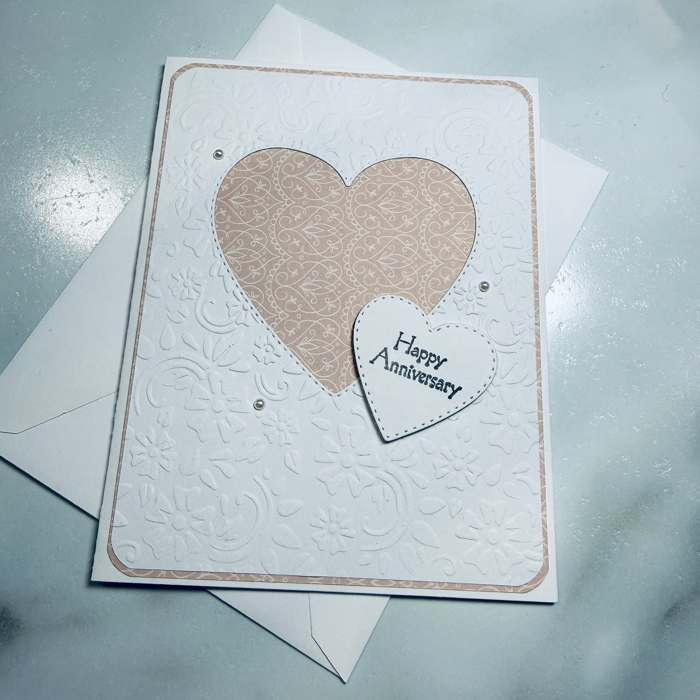 Handmade Anniversary Greeting Card