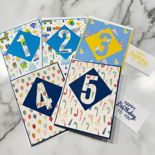 Kid Birthday Cards | Ages 1-5