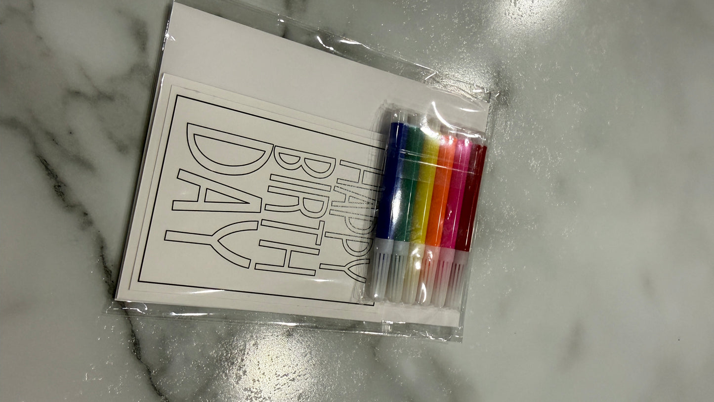 Coloring Cards