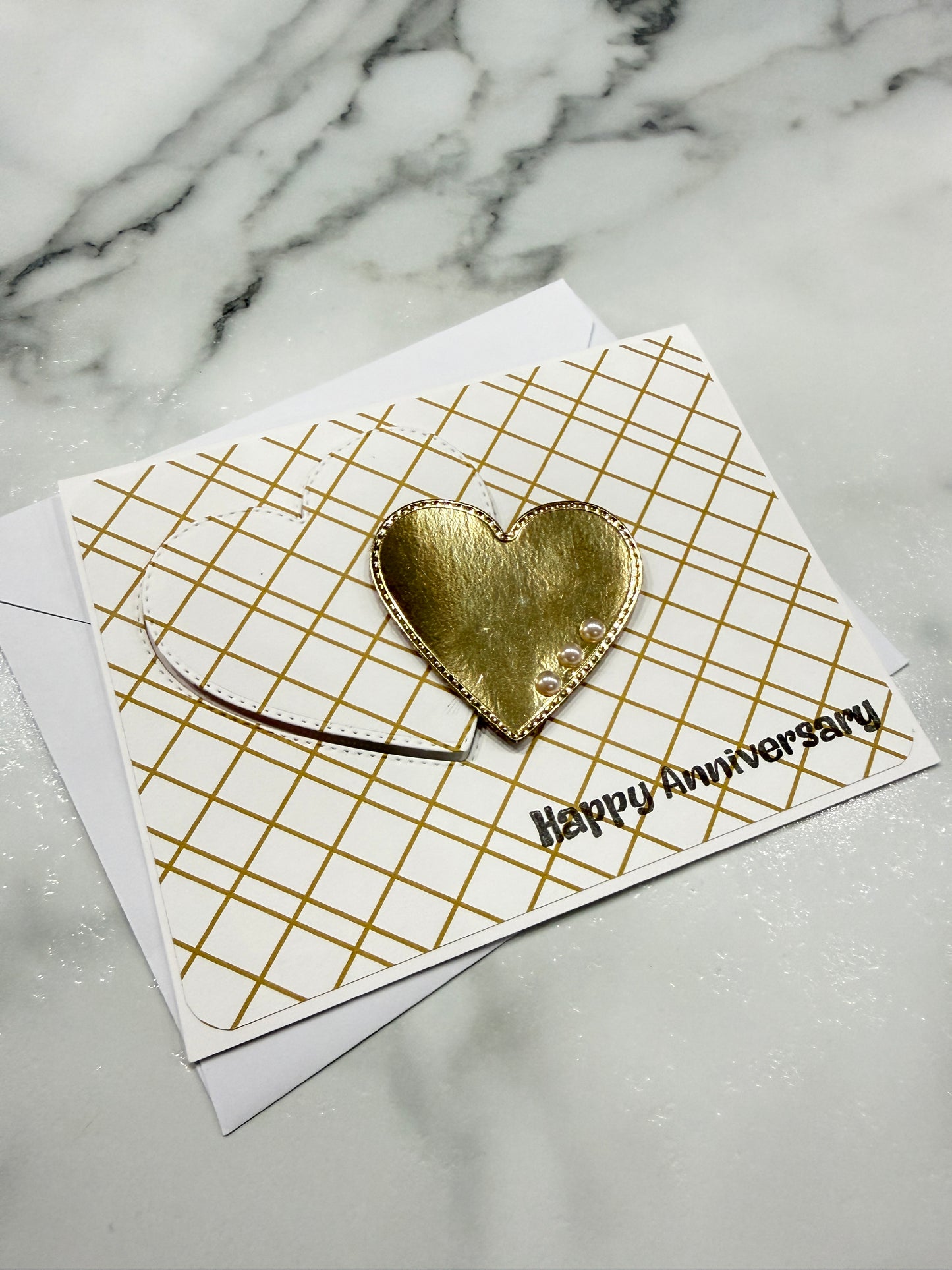 Handmade Anniversary Greeting Card
