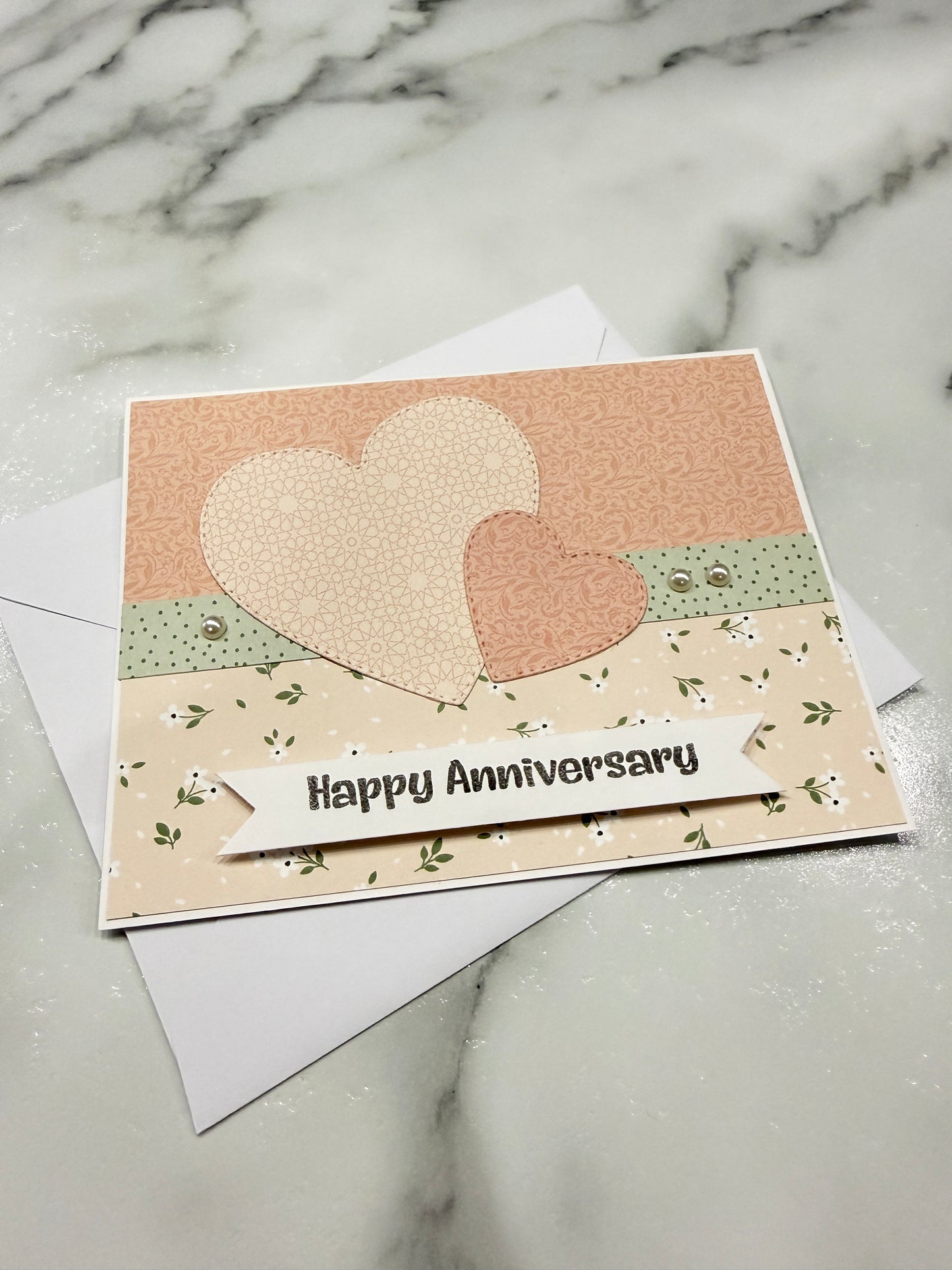 Handmade Anniversary Greeting Card