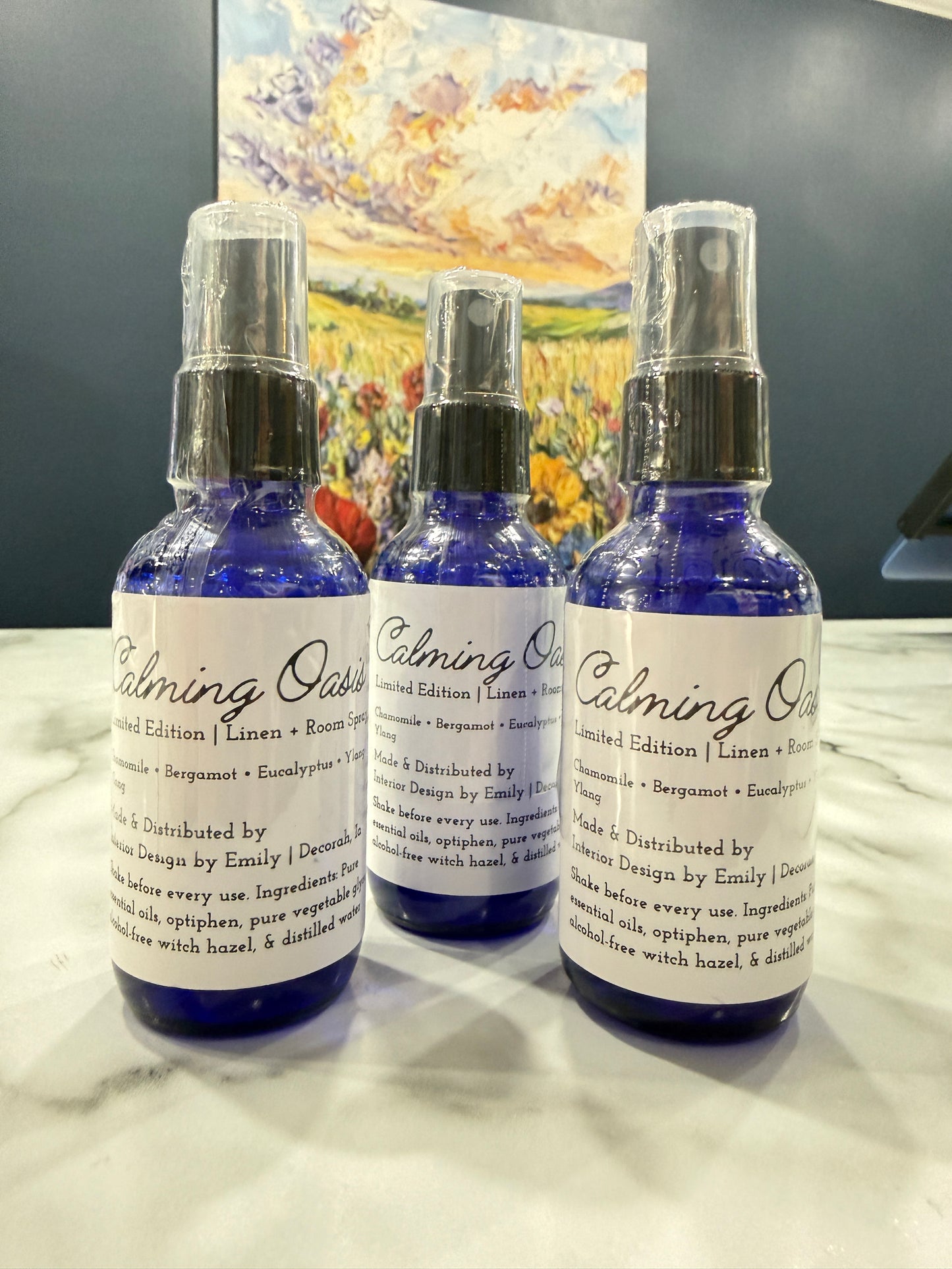 Calming Oasis Linen + Room Spray