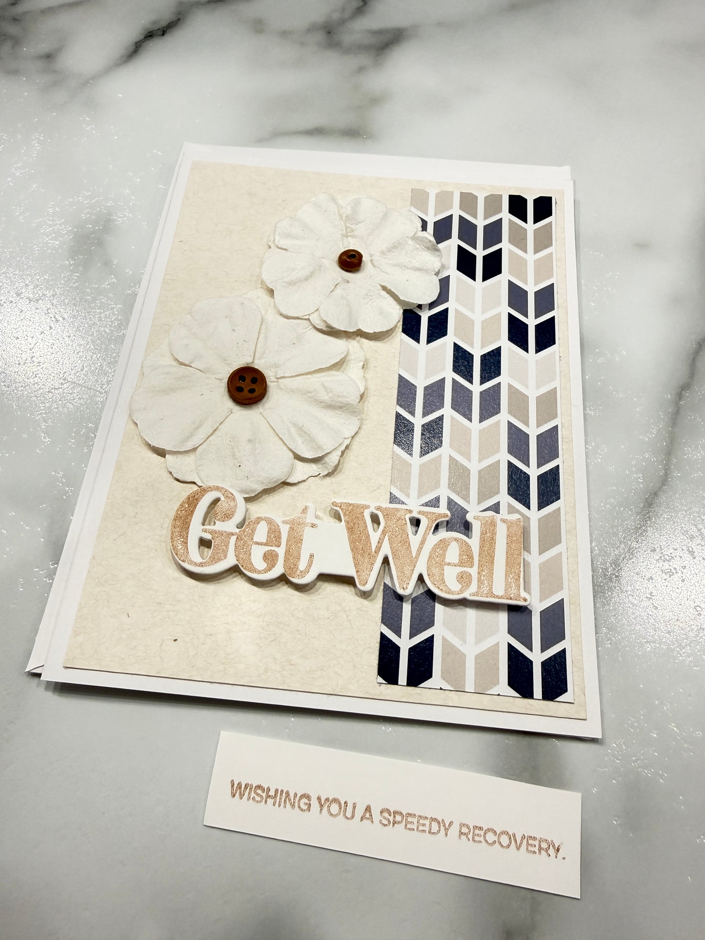 Handmade Get Well Greeting Card