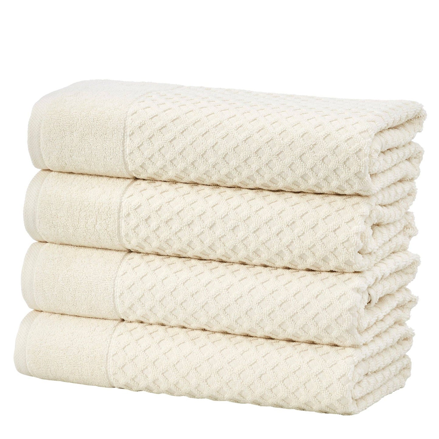 Grayson Collection - Luxury Diamond Waffle Cotton Bath Towel Collection