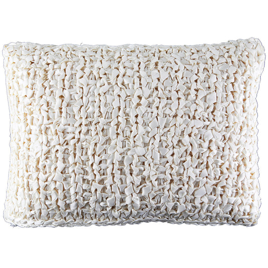 Ribbon Knit Pillow by Ann Gish