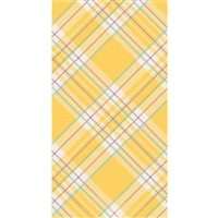 Yellow Plaid Napkins