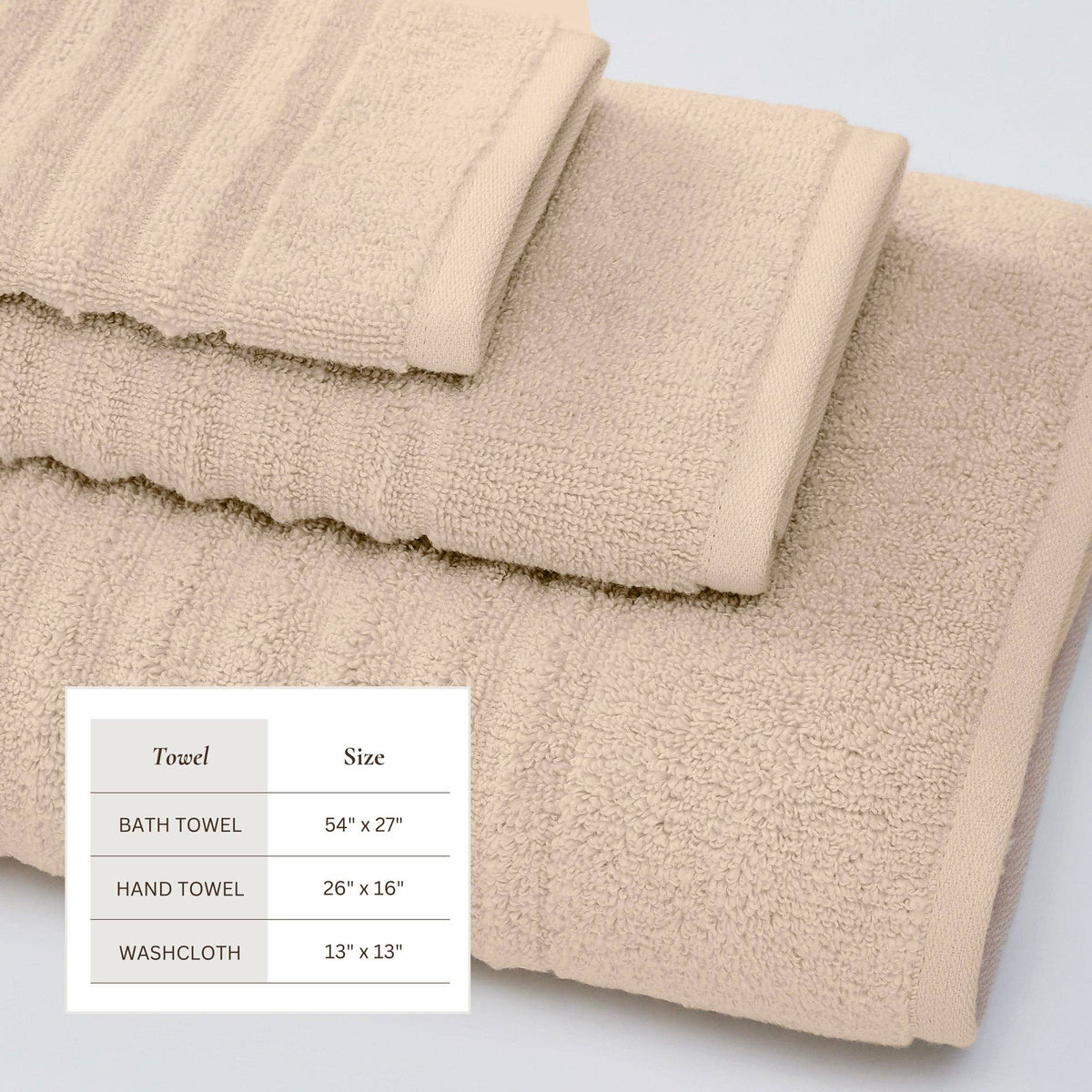 Karina Collection | Luxury Combed Cotton Bath Towel Set