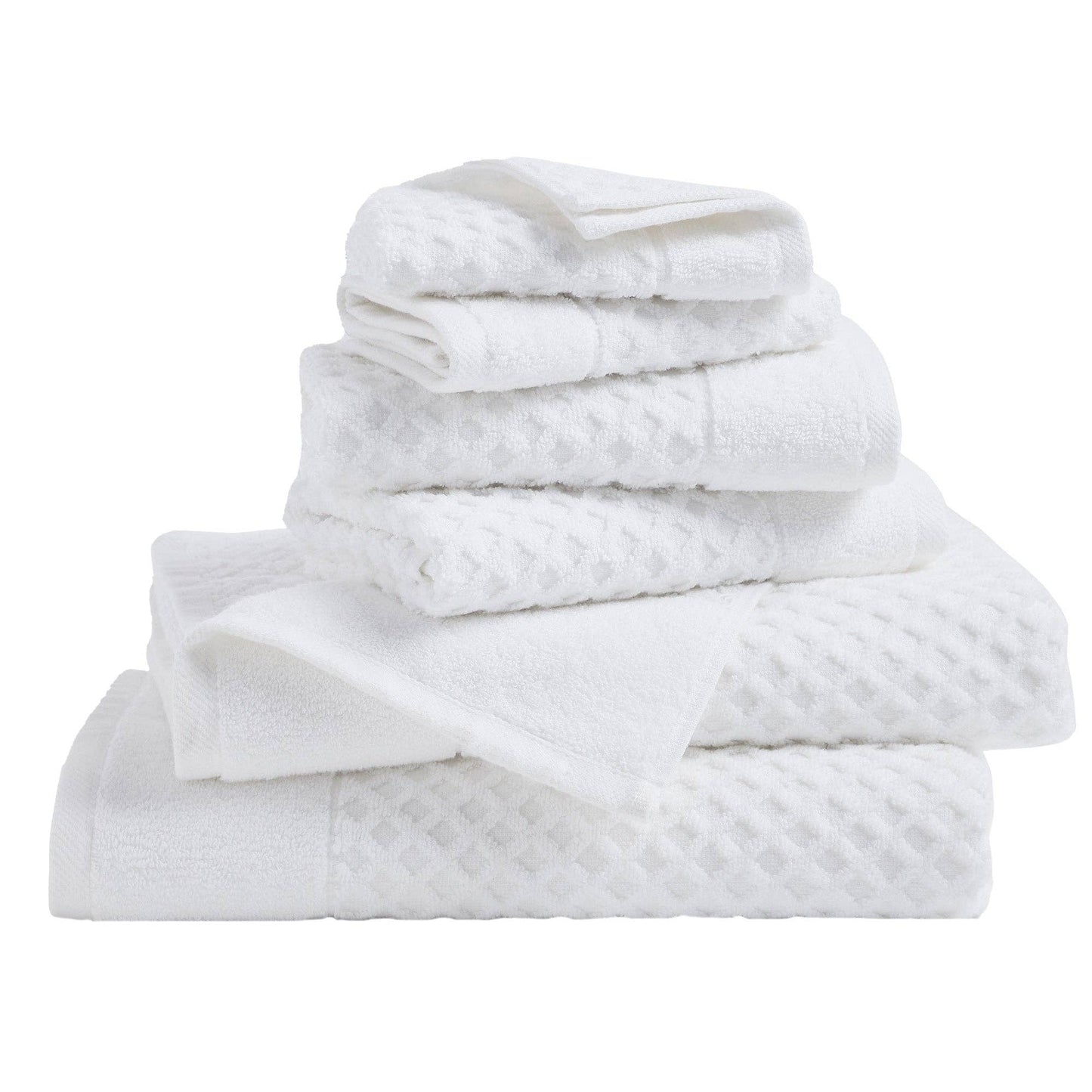 Grayson Collection - Luxury Diamond Waffle Cotton Bath Towel Collection