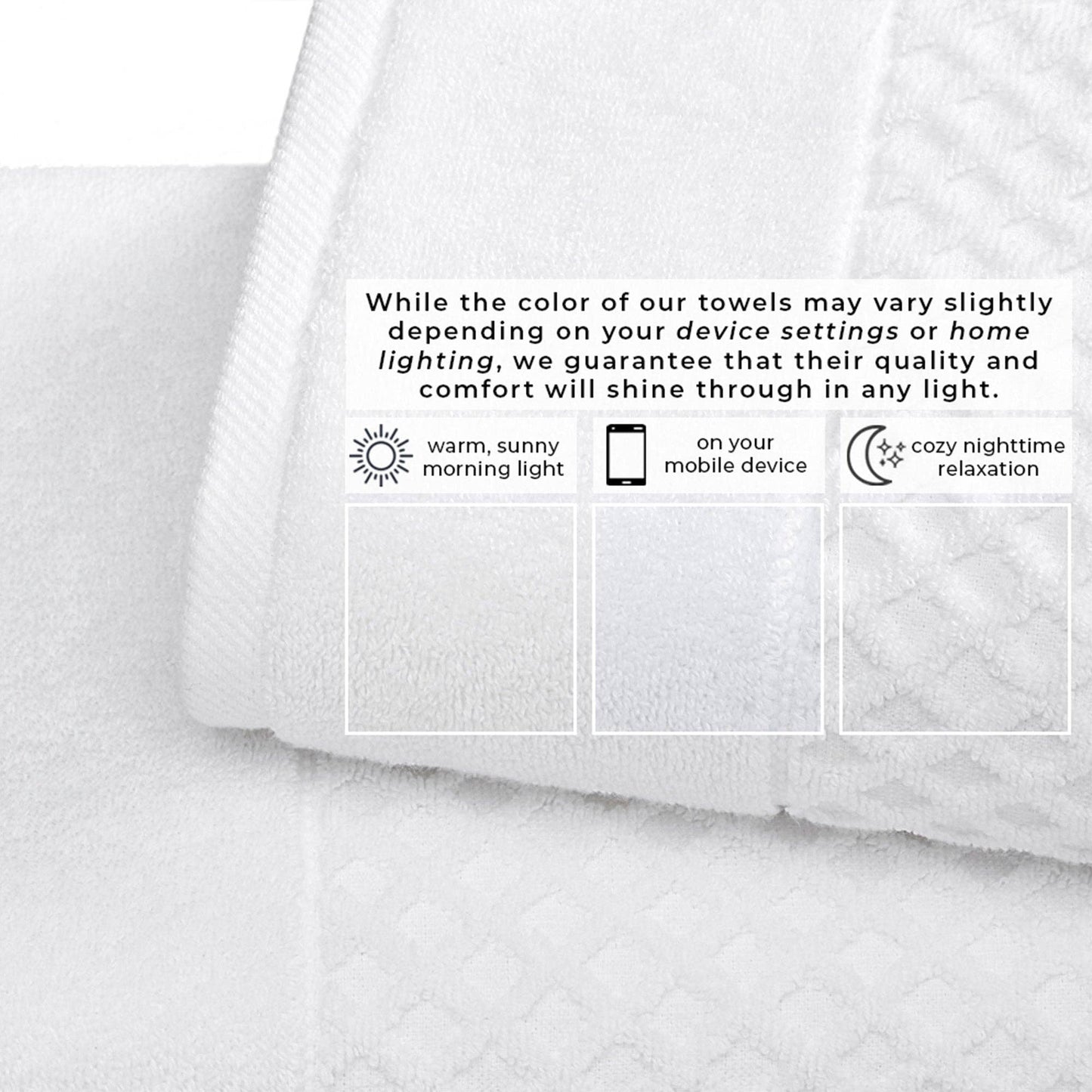 Grayson Collection - Luxury Diamond Waffle Cotton Bath Towel Collection