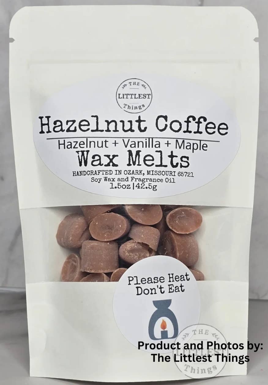 Hazelnut Coffee Wax Melt: 1.5oz