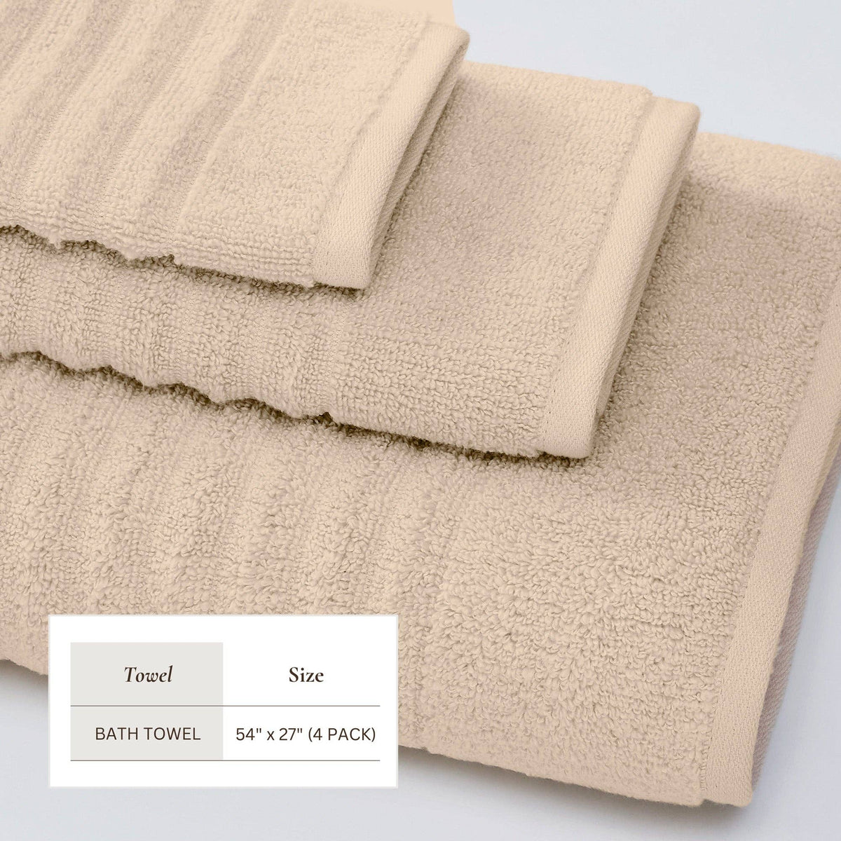 Karina Collection | Luxury Combed Cotton Bath Towel Set