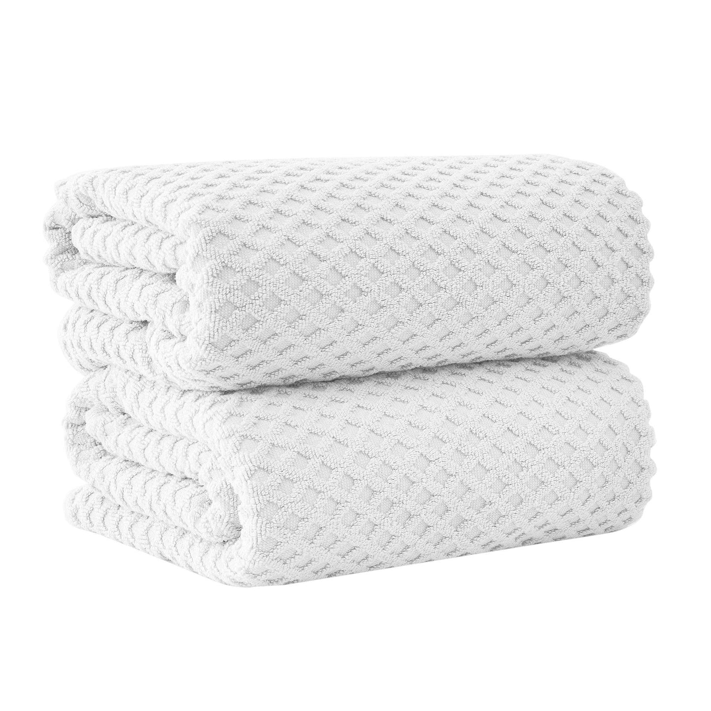 Grayson Collection - Luxury Diamond Waffle Cotton Bath Towel Collection