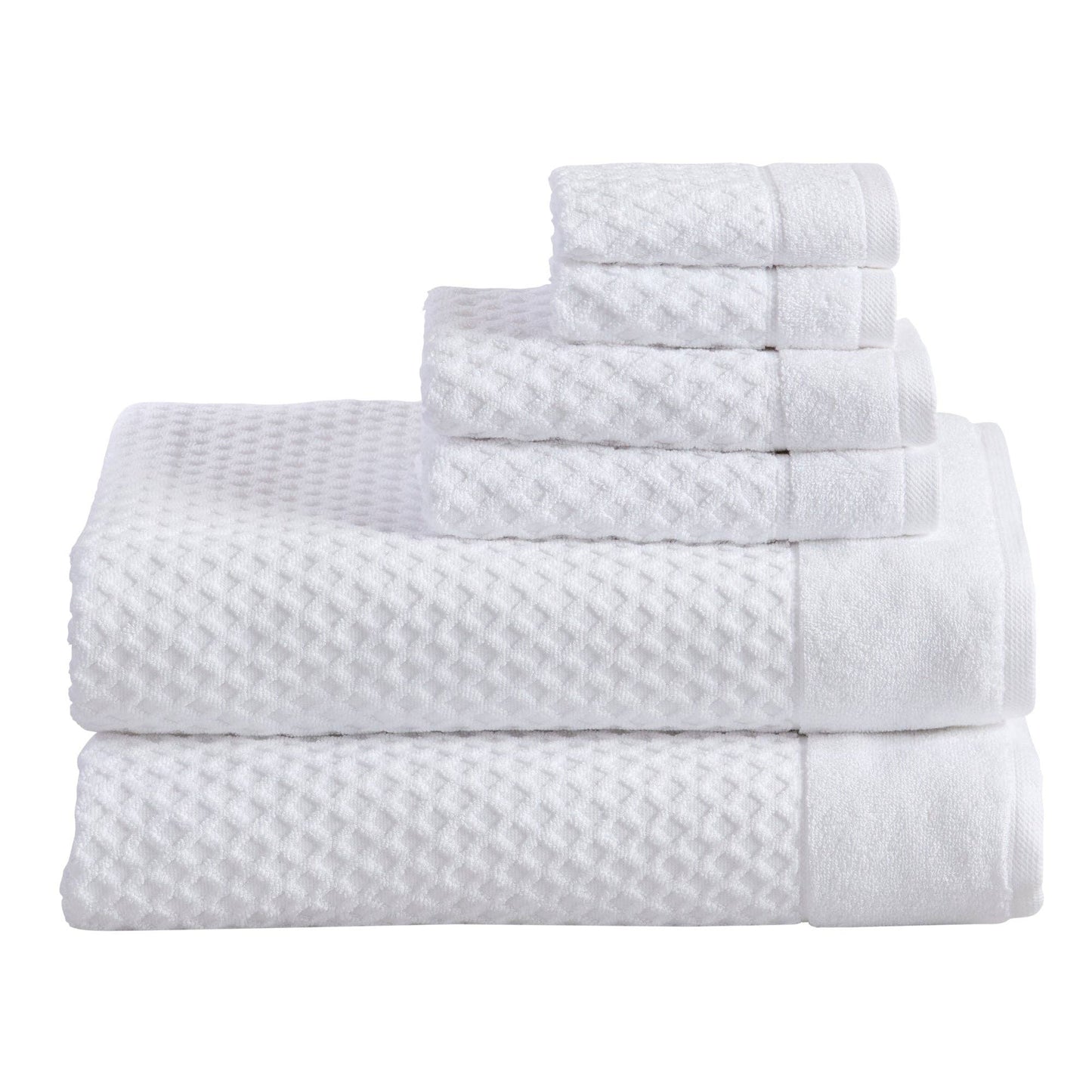 Grayson Collection - Luxury Diamond Waffle Cotton Bath Towel Collection