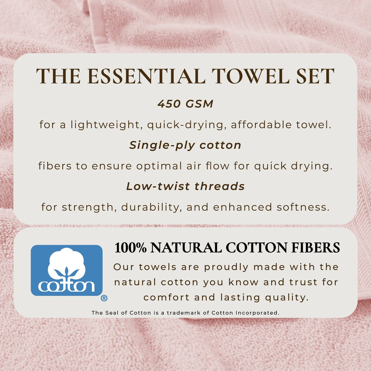 Cooper Collection | Cotton Terry Bath Towel Set