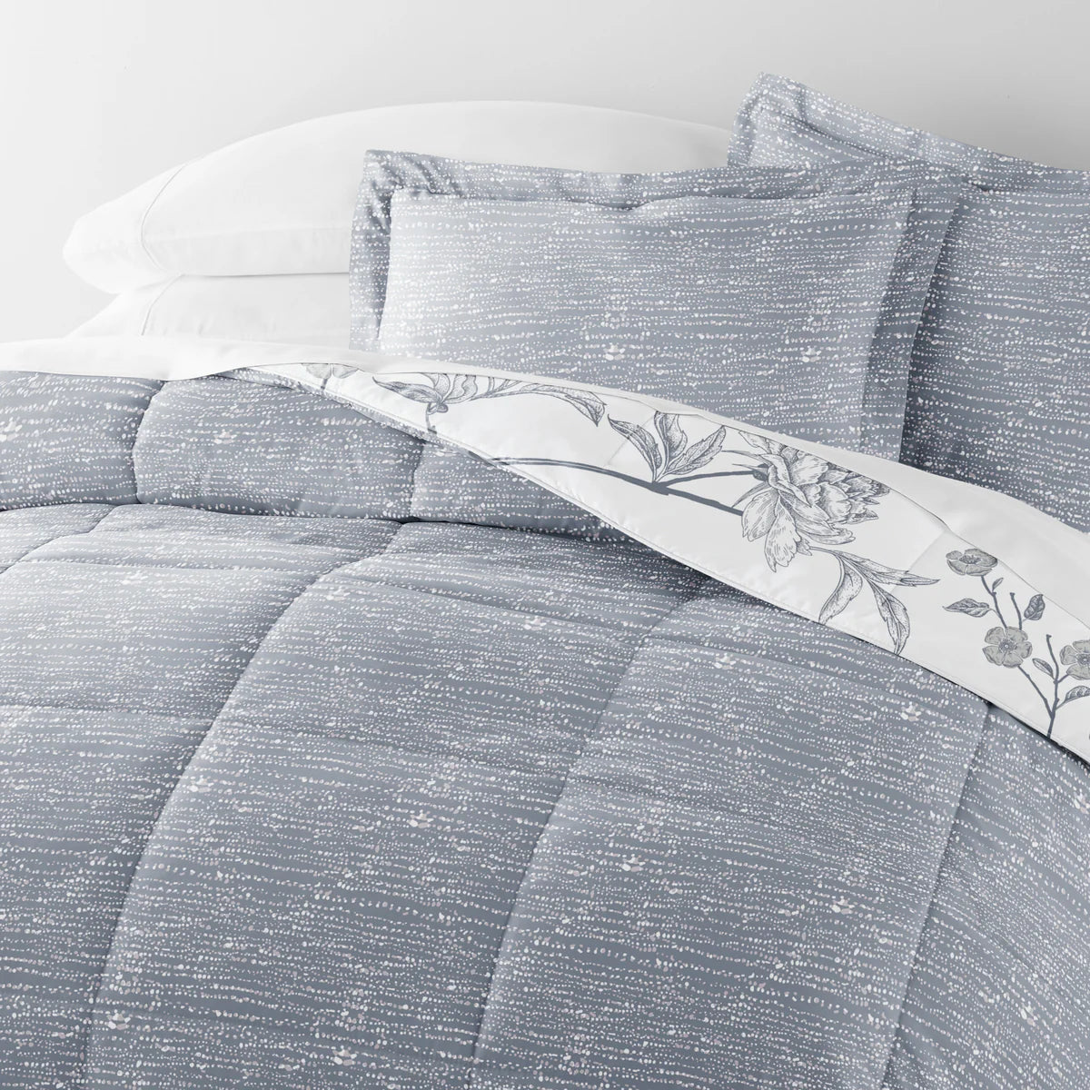 Molly Botanicals Reversible Patterned Down-Alternative Comforter Set
