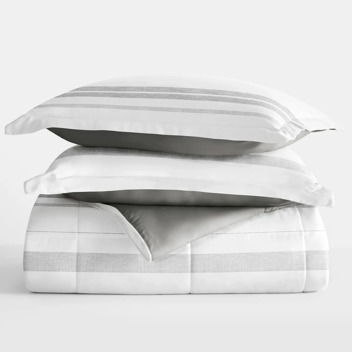 Stitched Stripe Comforter Set
