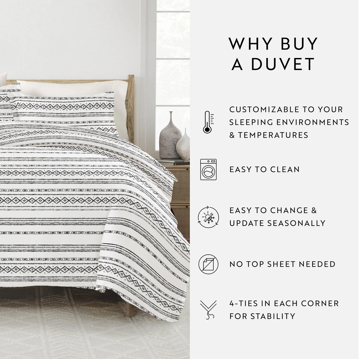 Geo Pattern Duvet Cover Set