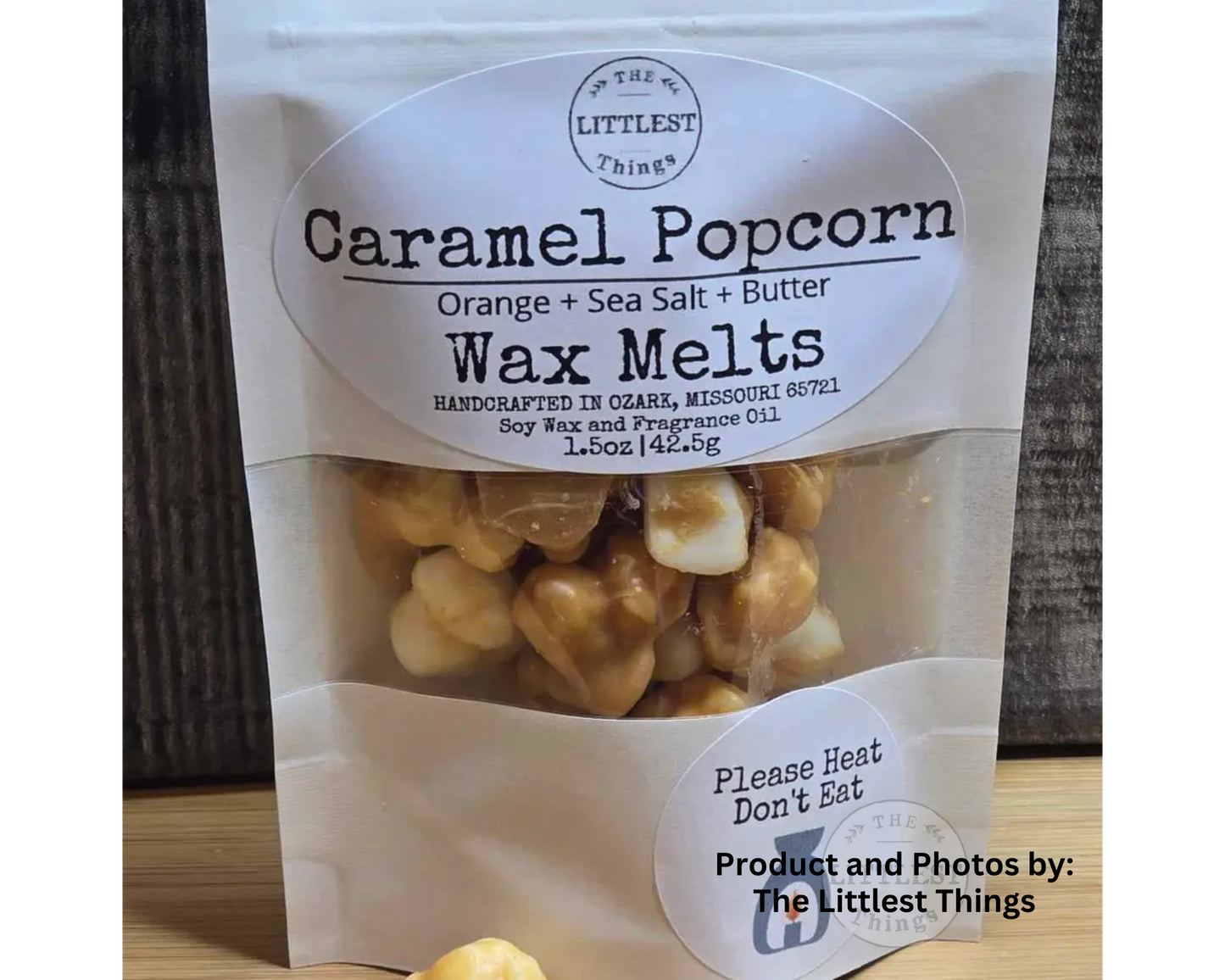 Caramel Popcorn Wax Melts: 1.5oz