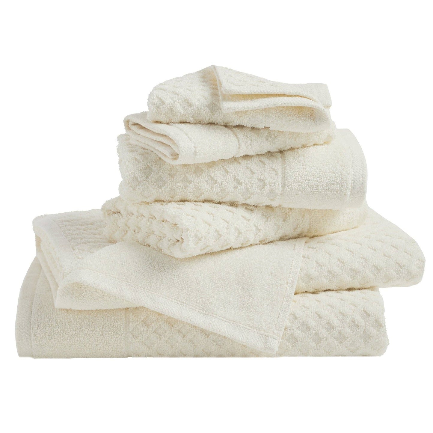 Grayson Collection - Luxury Diamond Waffle Cotton Bath Towel Collection