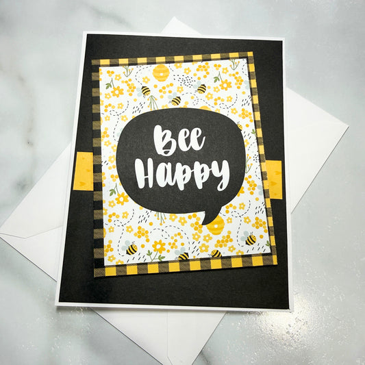 Cute Bee Just Because Card